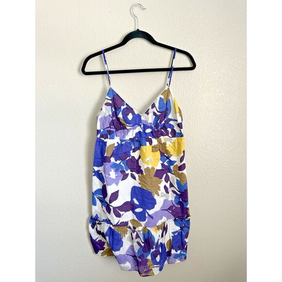 American Eagle Outfitters Dress Women’s Size 12 Floral Adjustable Strap Floral - Picture 1 of 6